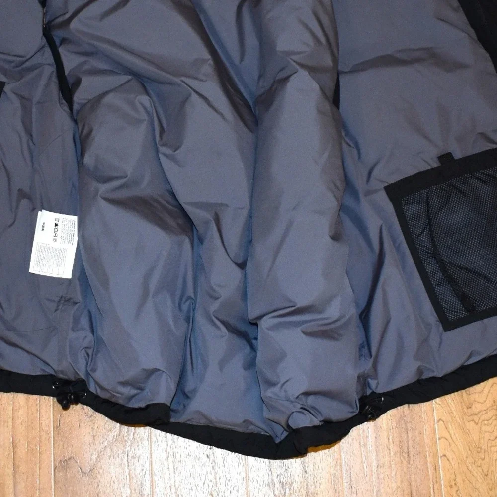 Eddie Bauer WeatherEdge Mens Black Puffer Vest Large Goose Down Insulated
